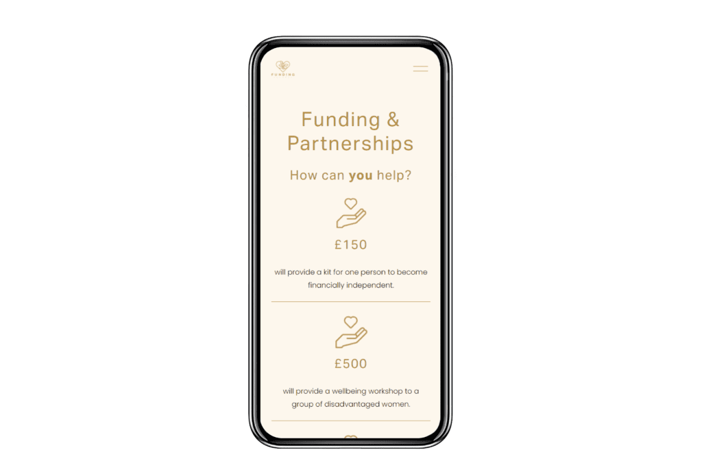Funding Futures Homepage Mobile